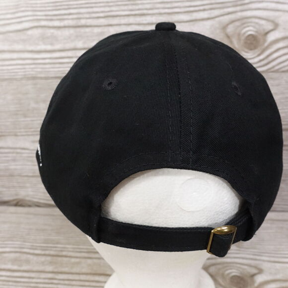 ANHEUSER BUSCH LOGO ST LOUIS BREWERY BLACK ADJUSTABLE STRAPBACK HAT CAP - Picture 5 of 8